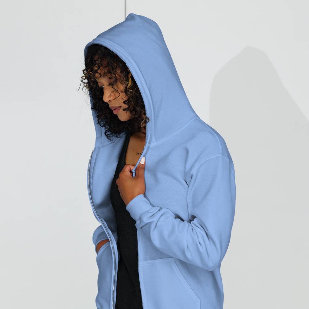 Futuristic Pulse Zip Hoodie