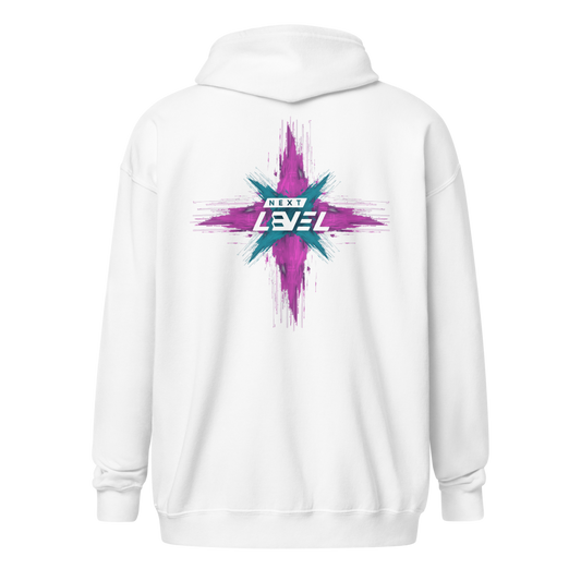 Neon Drift Zip Hoodie