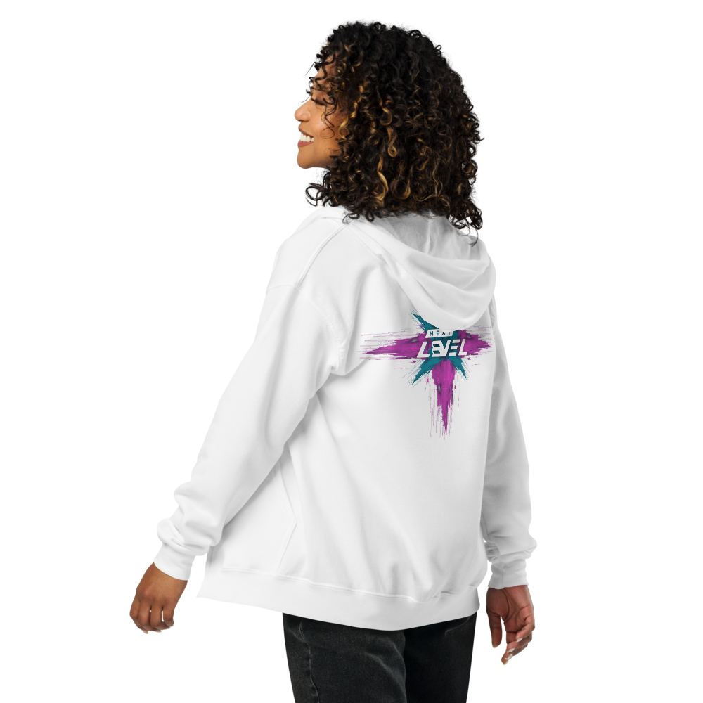 Neon Drift Zip Hoodie