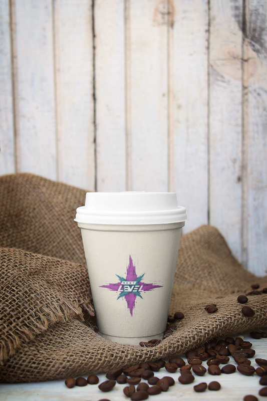 Neon Edge Travel Coffee Cup