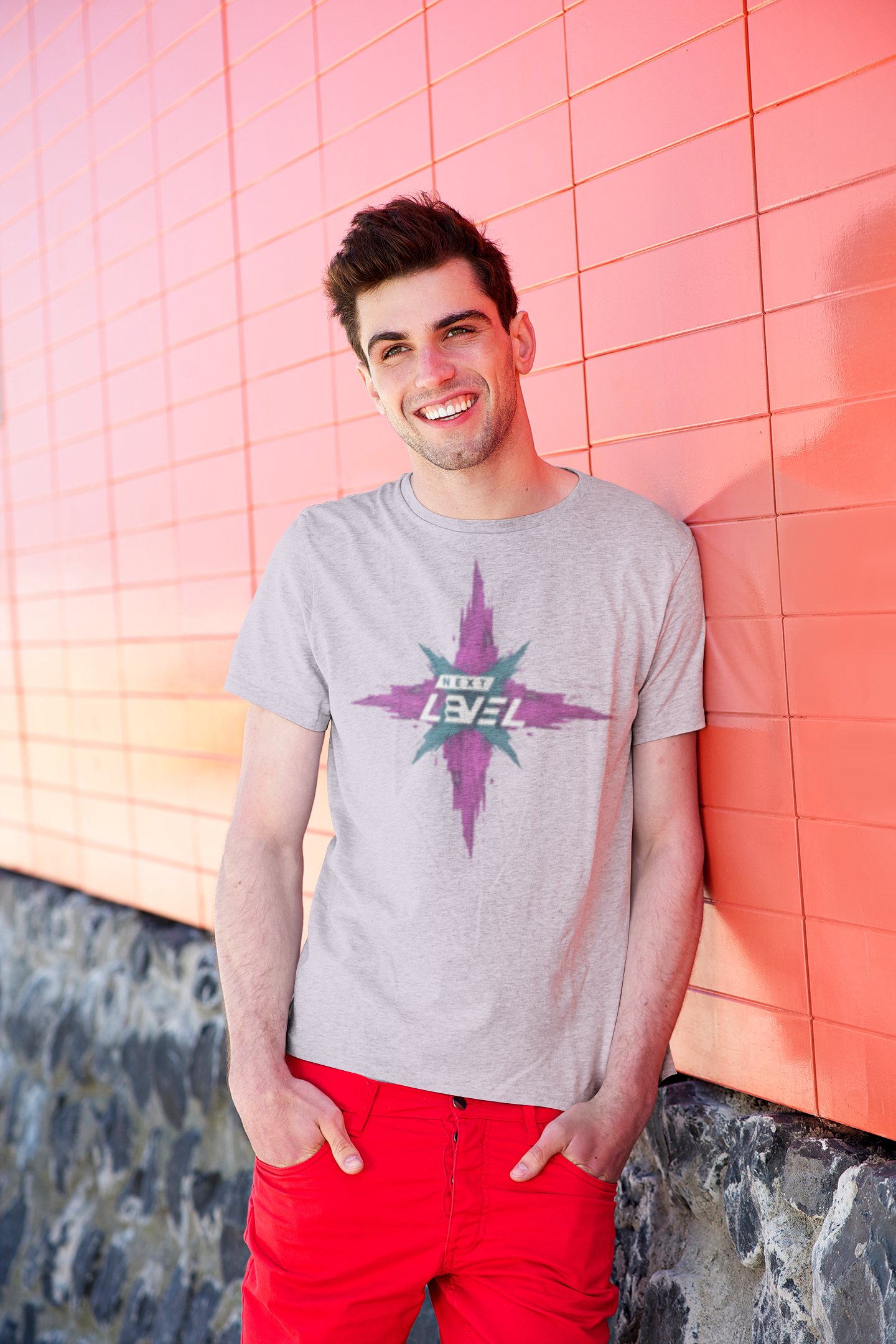 Neon Pulse Purple T-Shirt