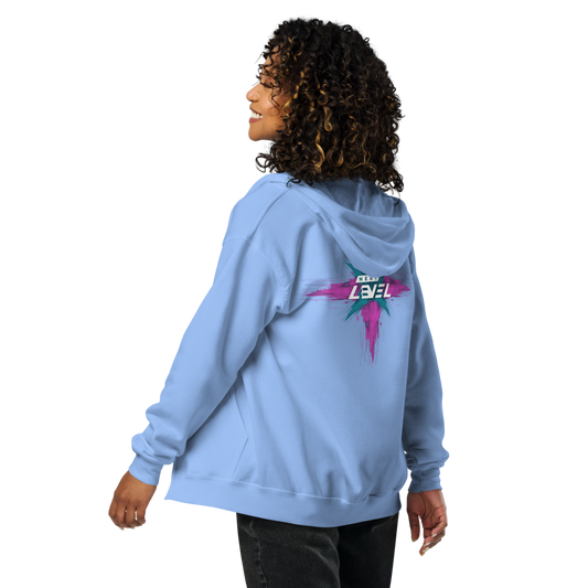 Futuristic Pulse Zip Hoodie
